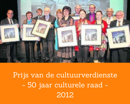 Prijs van de cultuurverdienste - 50 jaar culturele raad - 2012